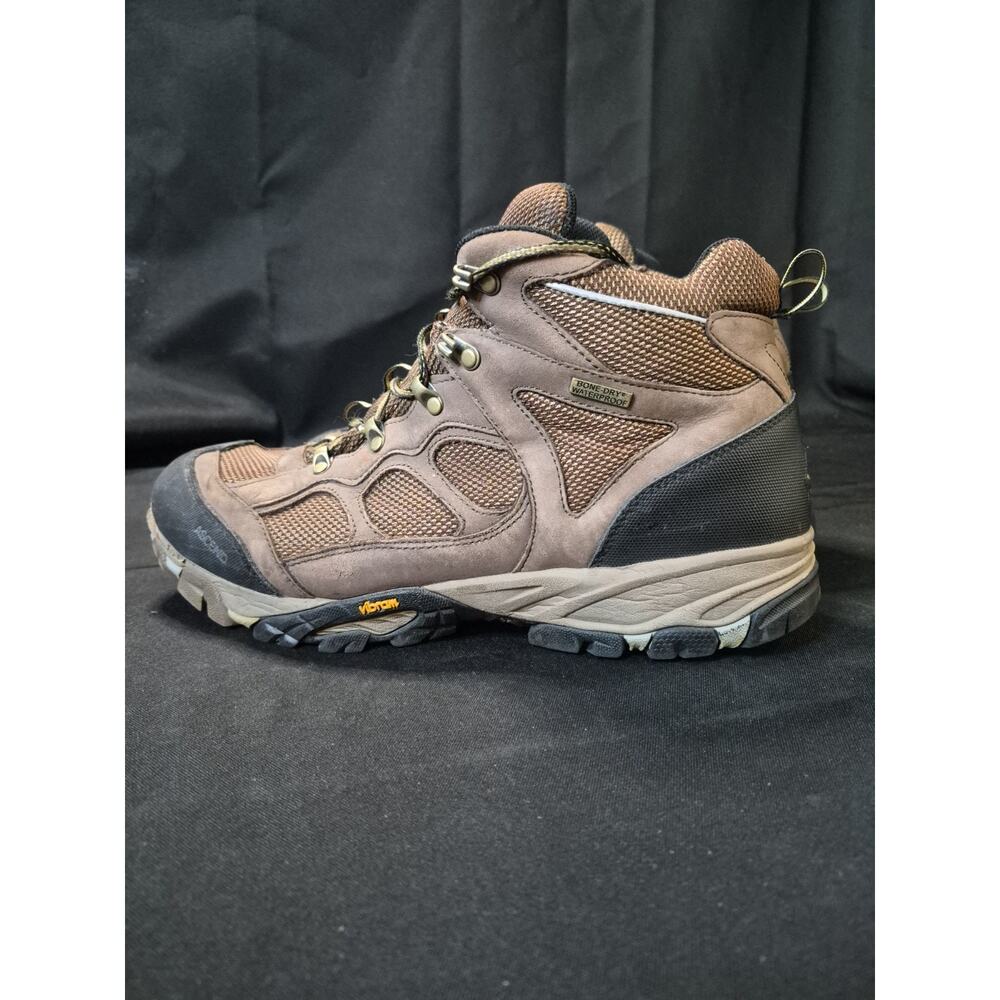 ASCEND 5241001 Bone Dry Men's Size 14W Brown Leather 6" Waterproof Hiking Boots